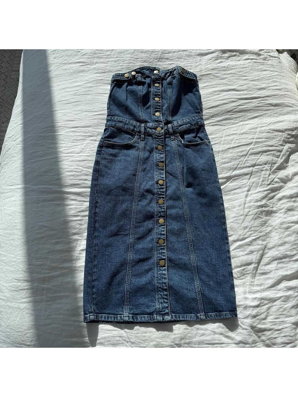 A.n.a. Denim Midi Dress JcPenny